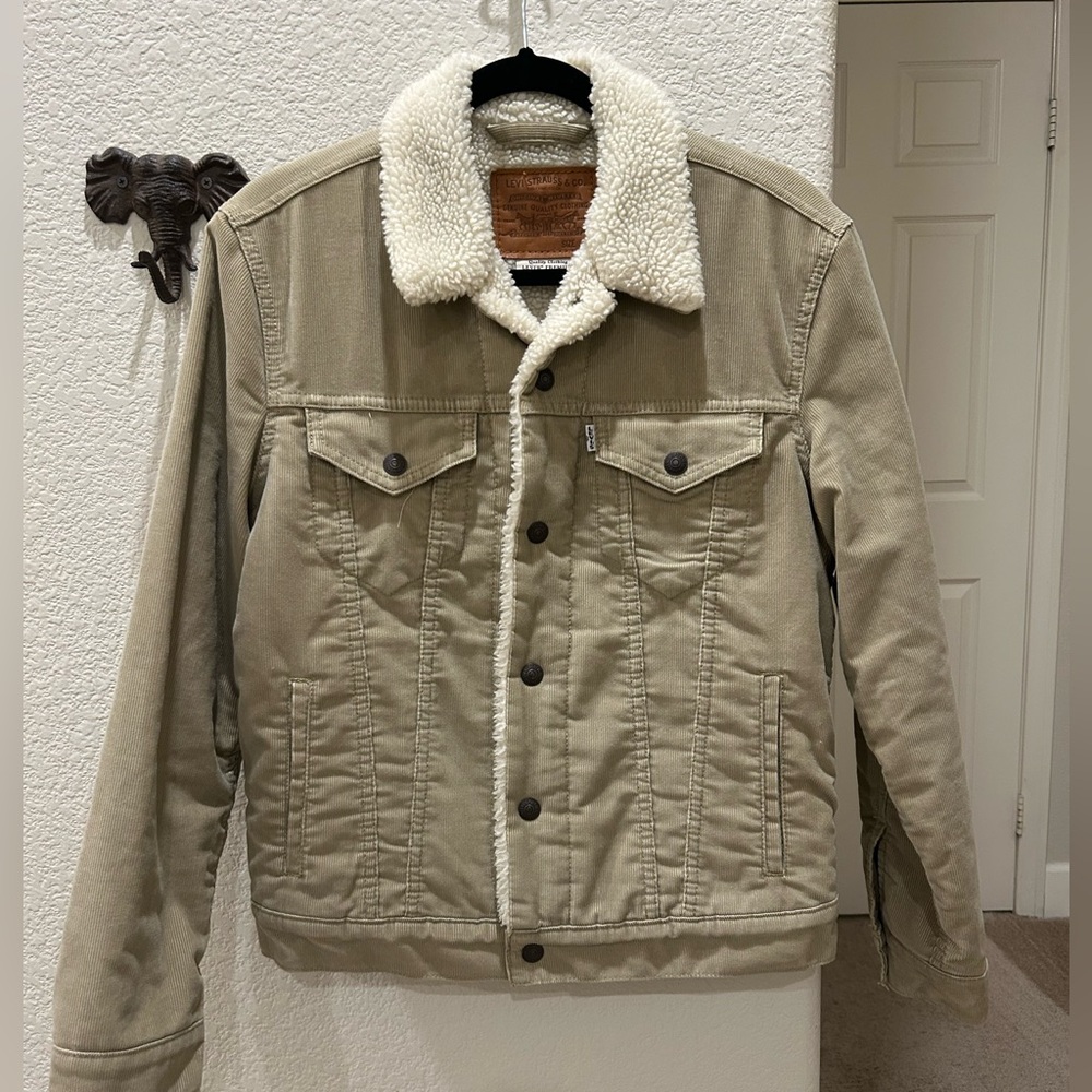 Levi’s Corduroy Sherpa-Lined Trucker Jacket